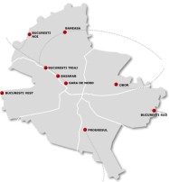 Bucharest Railway Stations Map